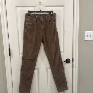 American eagle brown corduroy jeans